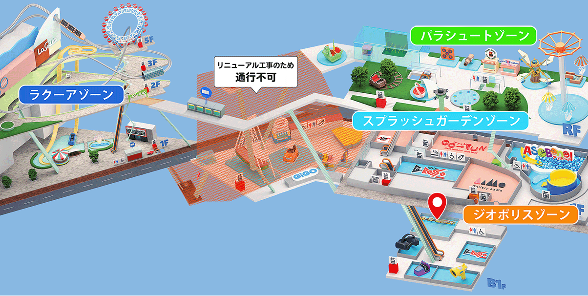 スーパー戦隊ランドmap